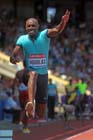 Nathan Douglas (GB), triple jump at the IAAF Diamond League, Birmingham.